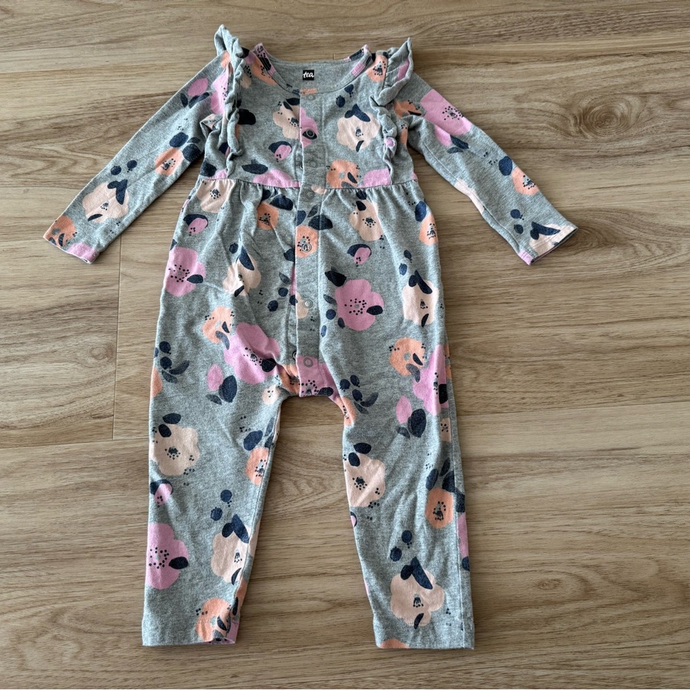 Tea collection baby floral romper